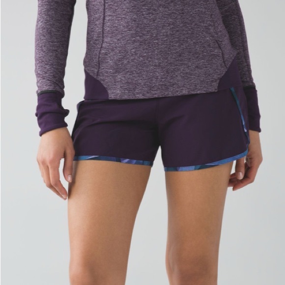 lululemon athletica Pants - Lululemon Athletica Run Times Athletic Shorts size 8 EUC